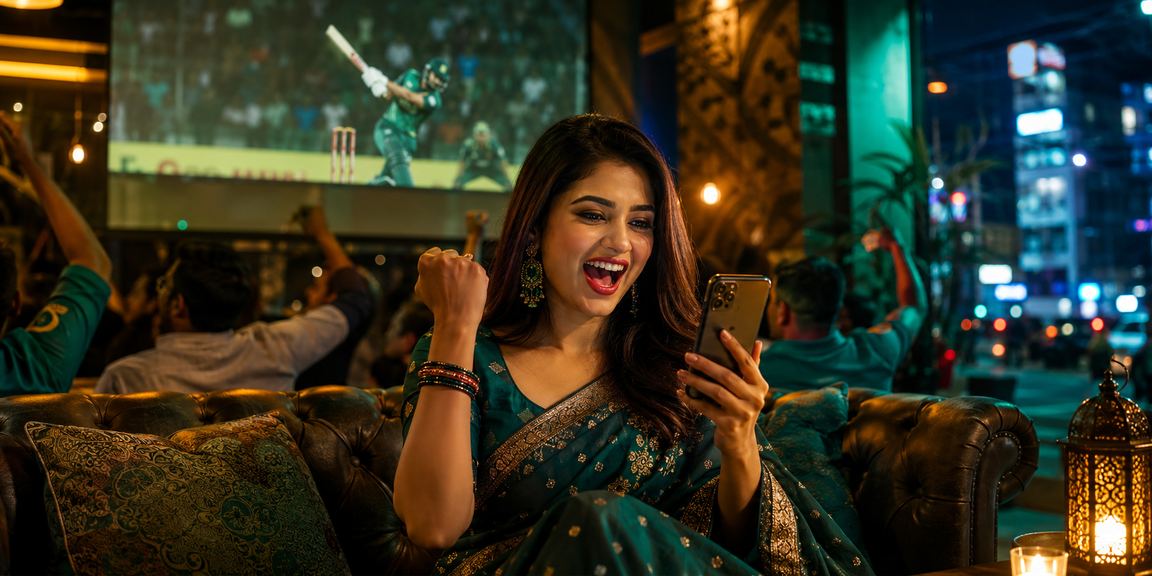 A user in Dhaka placing bets on the gb997 app on their smartphone